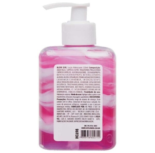 Blow Girl Gel Hidratante Beijável Para Virilha 320 ml - Aroma Morango com Creme - Image 2