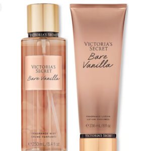 Kit Bare Vanilla Body Splash + Body Lotion Victoria's Secret Fragrância Baunilha