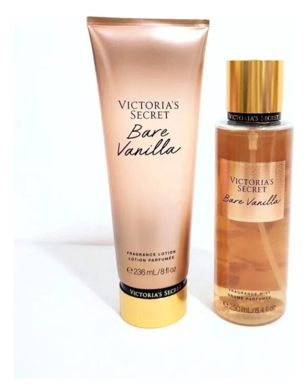 Kit Bare Vanilla Body Splash + Body Lotion Victoria's Secret Fragrância Baunilha - Image 2